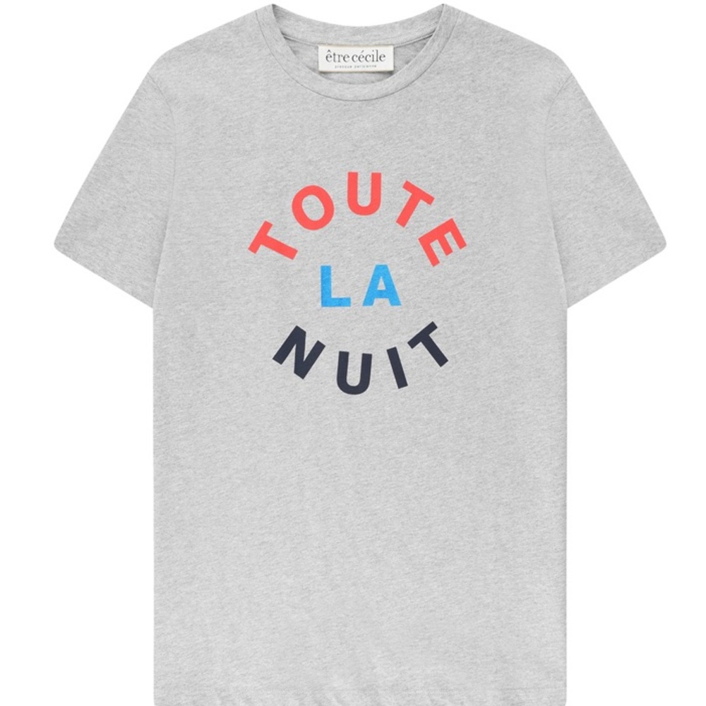 Être Cécile Toute La Nuit French Graphic Tee